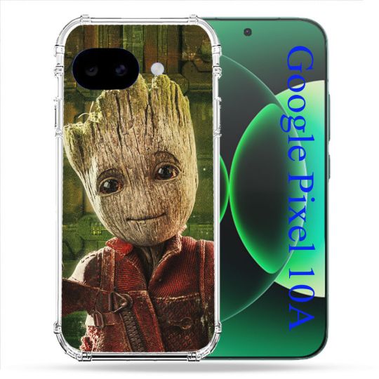 Coque Renforcée Pour Google Pixel 10A Groot Vert