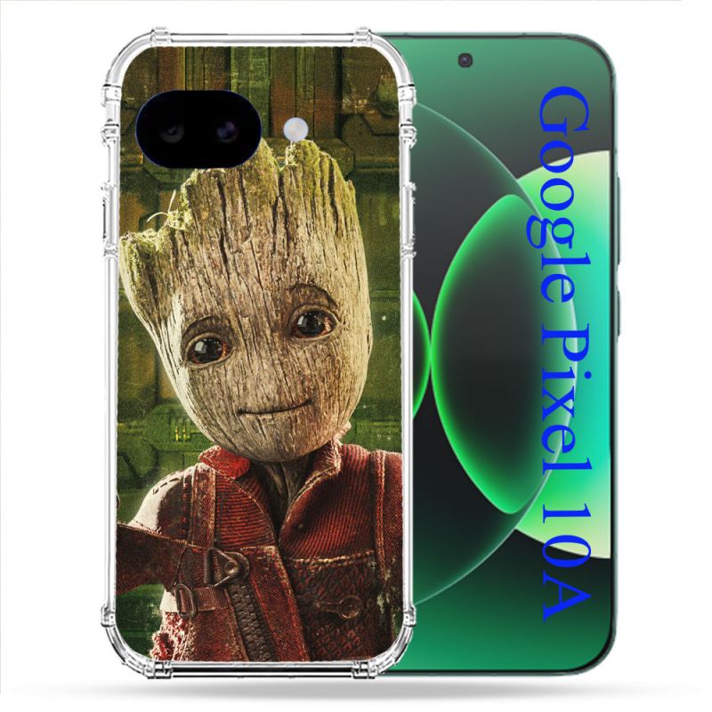 Coque Renforcée Pour Google Pixel 10A Groot Vert