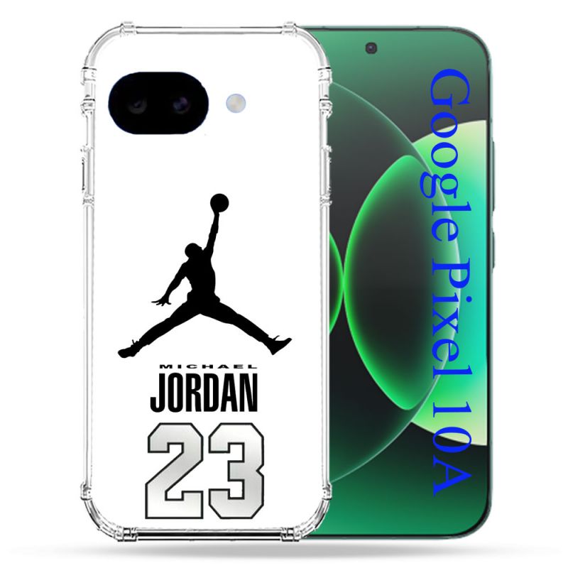 Coque Renforcée Pour Google Pixel 10A Jordan 23 Blanc
