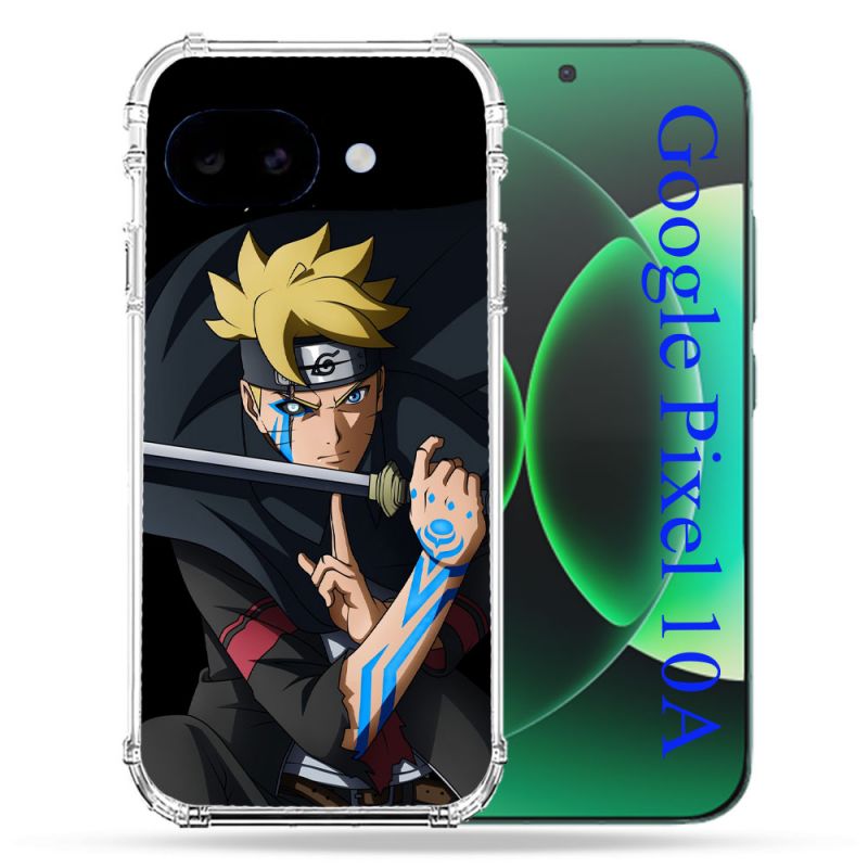 Coque Renforcée Pour Google Pixel 10A Manga Boruto Tatouage