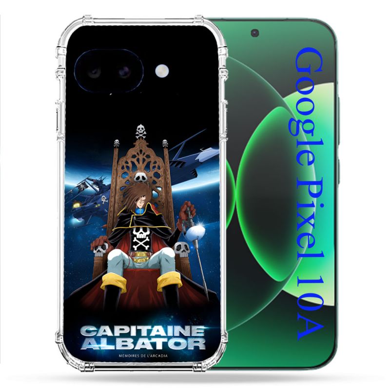 Coque Renforcée Pour Google Pixel 10A Manga Capitaine Albator