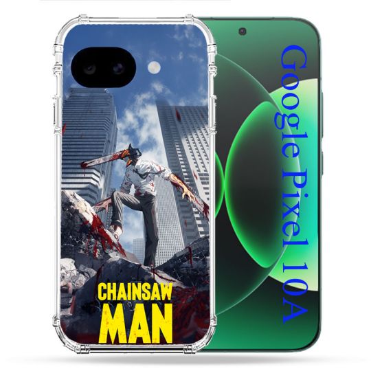 Coque Renforcée Pour Google Pixel 10A Manga Chainsaw Man Denji