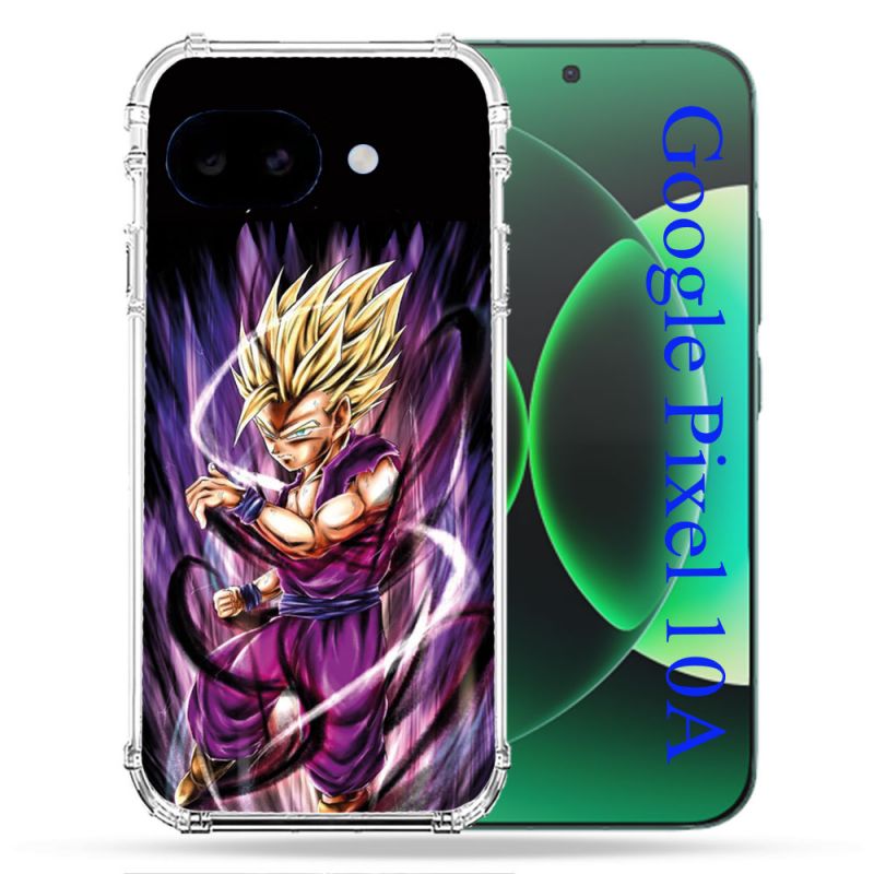 Coque Renforcée Pour Google Pixel 10A Manga Dragon Ball Sangohan Violet