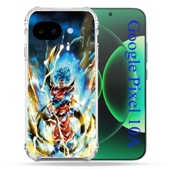 Coque Renforcée Pour Google Pixel 10A Manga Dragon Ball Sangoku Blanc