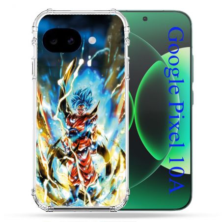 Coque Renforcée Pour Google Pixel 10A Manga Dragon Ball Sangoku Blanc