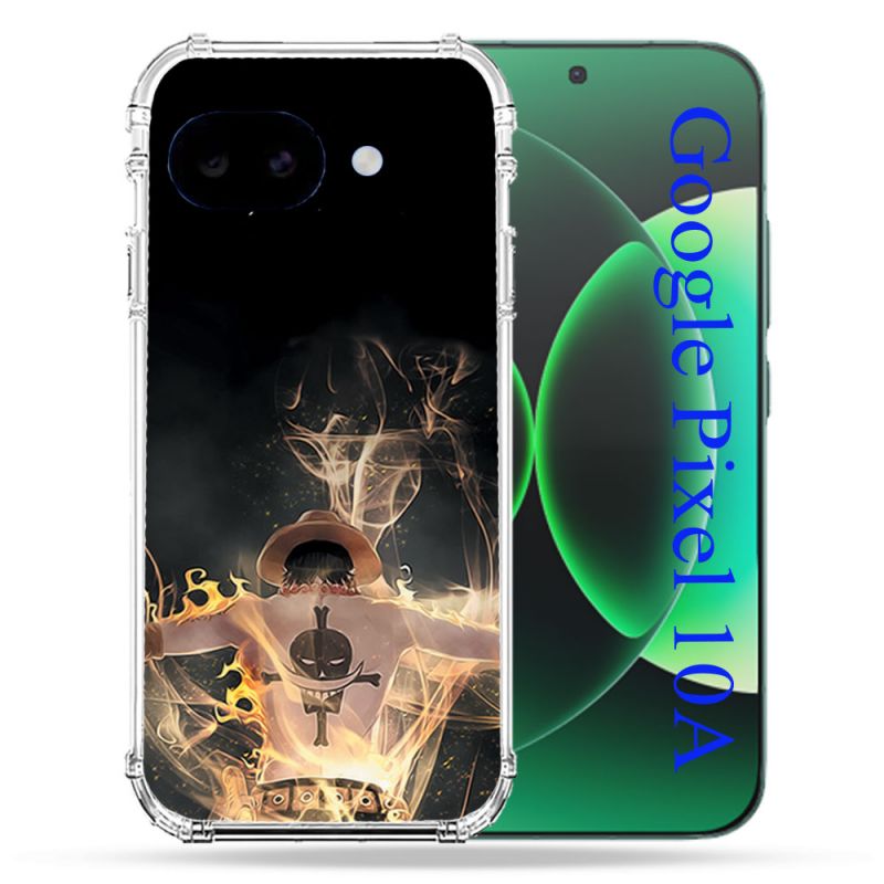 Coque Renforcée Pour Google Pixel 10A Manga One Piece Ace Noir