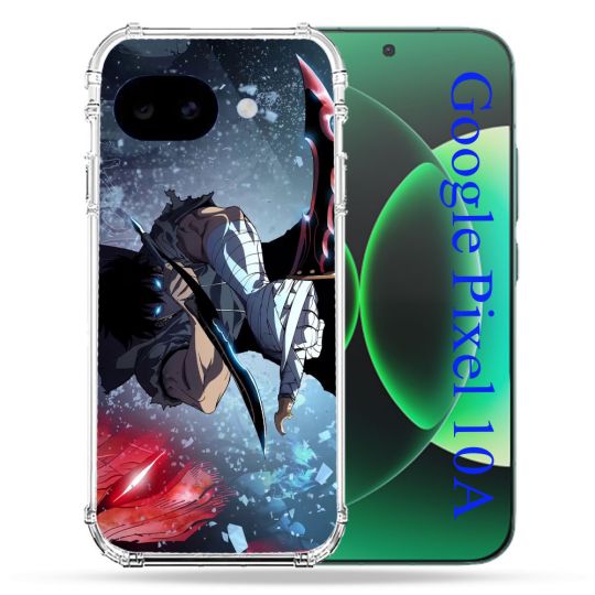 Coque Renforcée Pour Google Pixel 10A Manga Solo Leveling Sung Epee