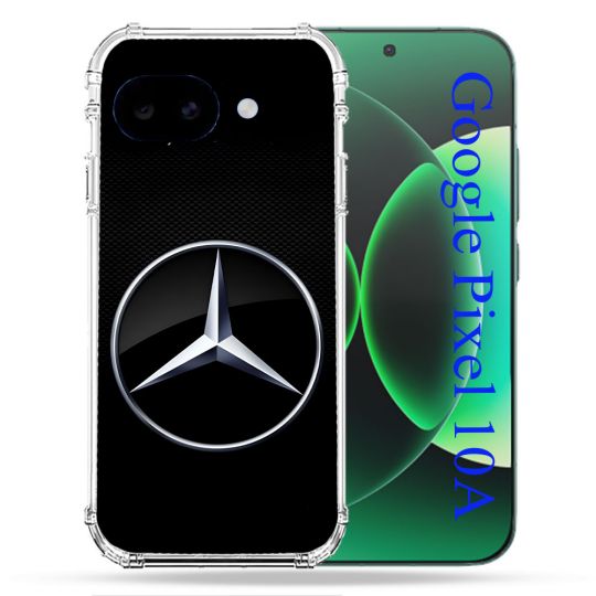 Coque Renforcée Pour Google Pixel 10A Mercedes Carbone