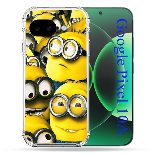 Coque Renforcée Pour Google Pixel 10A Minions Groupe