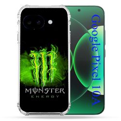 Coque Renforcée Pour Google Pixel 10A Monster Energy Vert