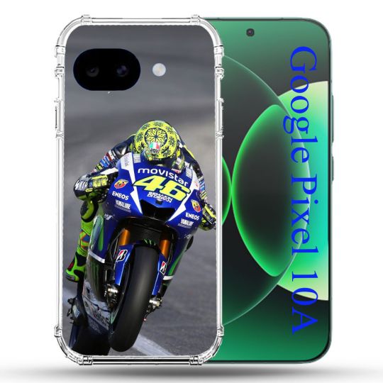 Coque Renforcée Pour Google Pixel 10A Moto Course GP Wheeling 46
