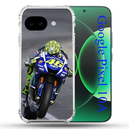 Coque Renforcée Pour Google Pixel 10A Moto Course GP Wheeling 46