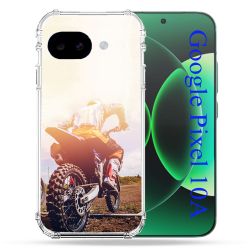 Coque Renforcée Pour Google Pixel 10A Moto Cross Soleil