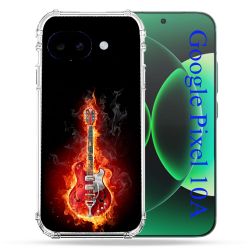 Coque Renforcée Pour Google Pixel 10A Musique Guitare Electrique