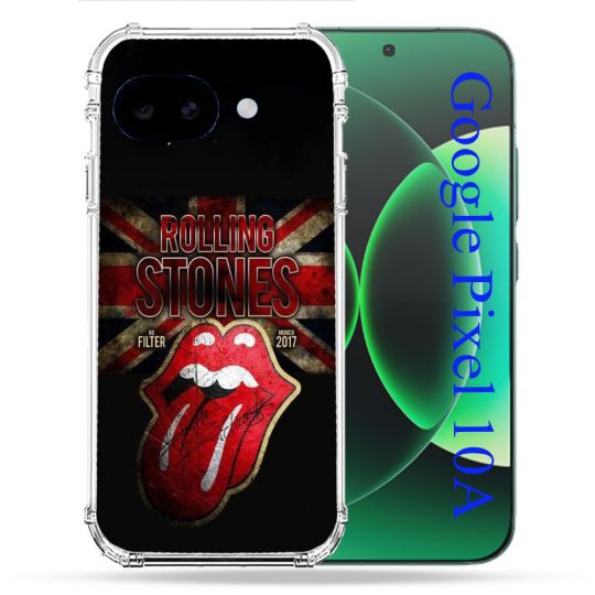 Coque Renforcée Pour Google Pixel 10A Musique Rolling Stones