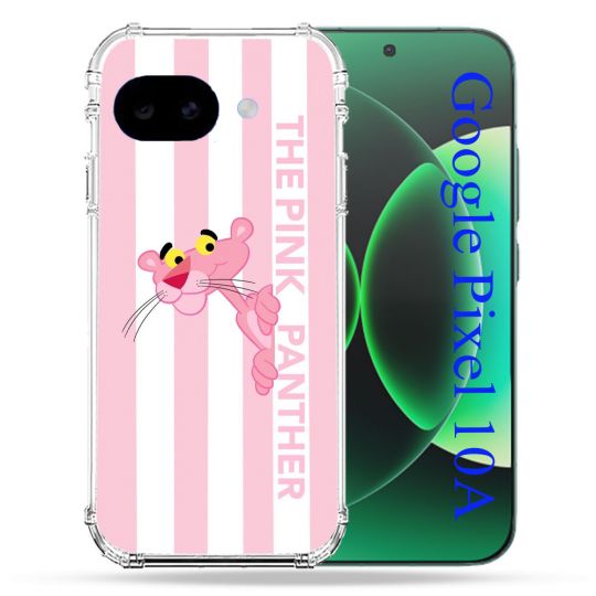 Coque Renforcée Pour Google Pixel 10A Panthere Rose