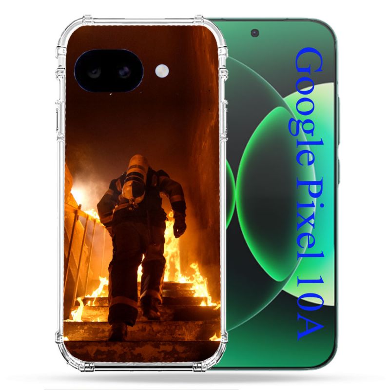 Coque Renforcée Pour Google Pixel 10A Pompier Escalier