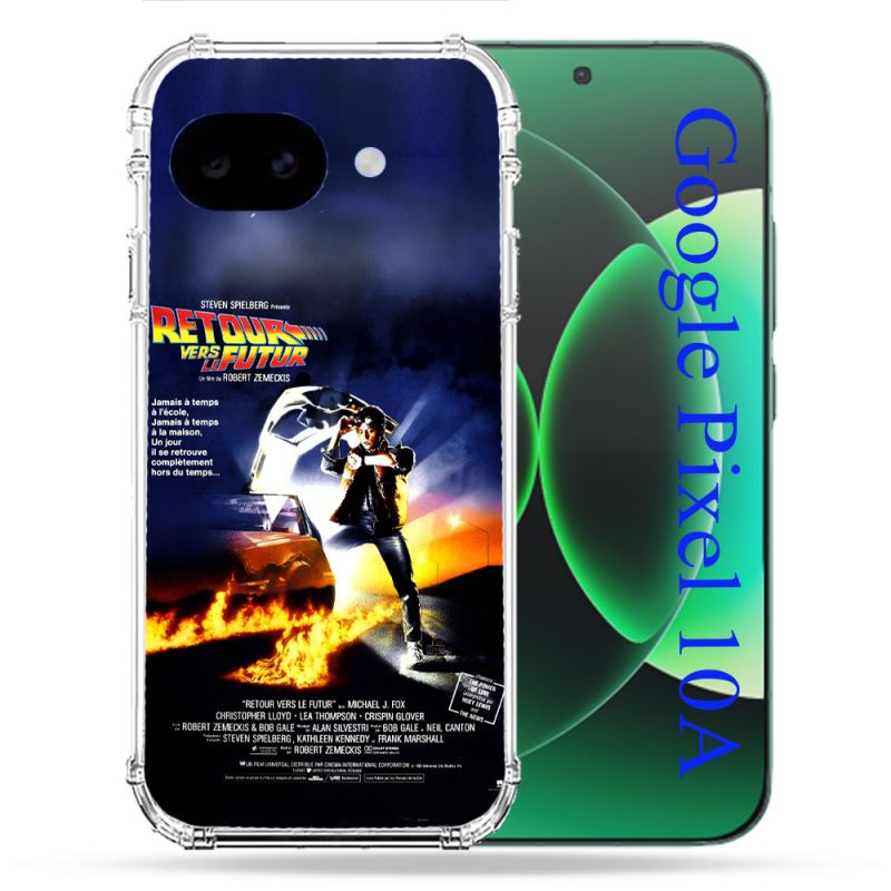 Coque Renforcée Pour Google Pixel 10A Retour Vers Le Futur Affiche