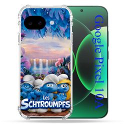Coque Renforcée Pour Google Pixel 10A Schtroumpfs Forêt