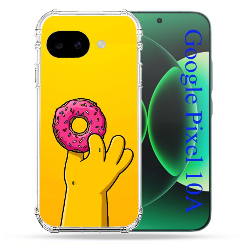 Coque Renforcée Pour Google Pixel 10A Simpson Donuts