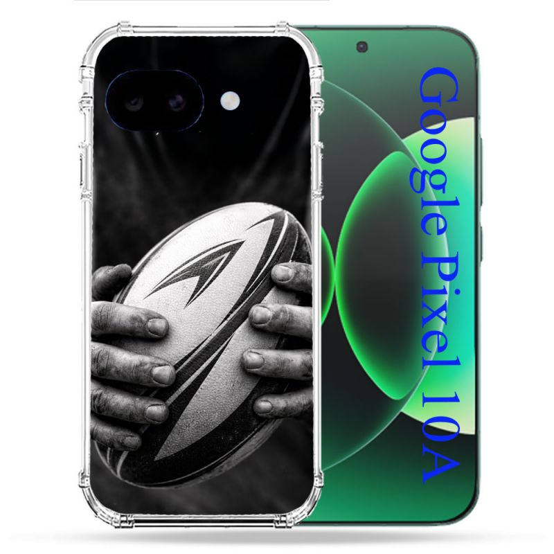 Coque Renforcée Pour Google Pixel 10A Sport Rugby Ballon Moderne