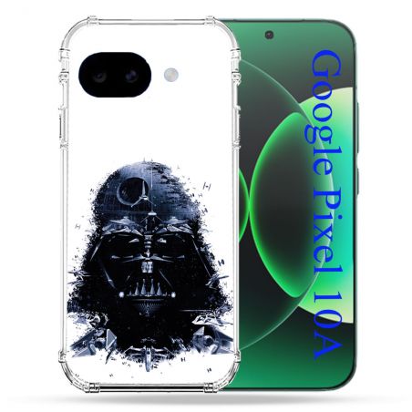 Coque Renforcée Pour Google Pixel 10A Star Wars - Dark Vador Blanc