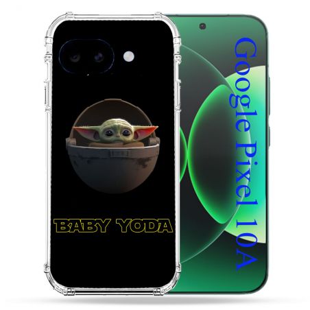 Coque Renforcée Pour Google Pixel 10A Star Wars - Yoda bebe noir