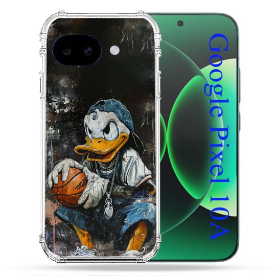 Coque Renforcée Pour Google Pixel 10A Street Art Donald Duck