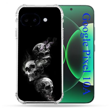 Coque Renforcée Pour Google Pixel 10A Tete de Mort Triple