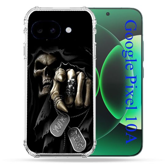 Coque Renforcée Pour Google Pixel 10A Tete de Mort Your Next