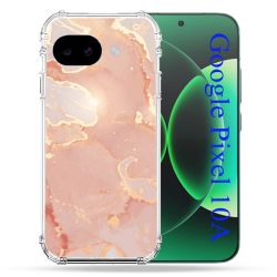 Coque Renforcée Pour Google Pixel 10A Texture Marbre Rose