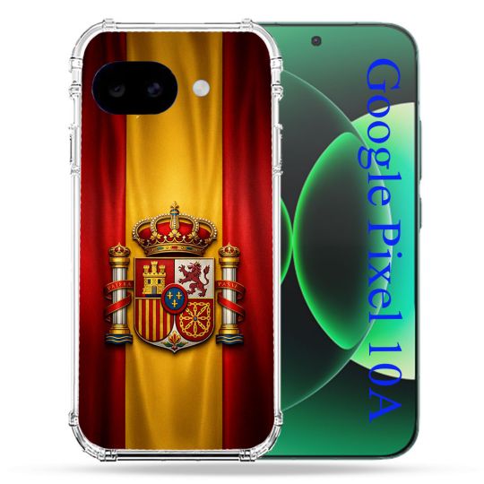 Coque Renforcée Pour Google Pixel 10A Voyage Drapeau Espagne
