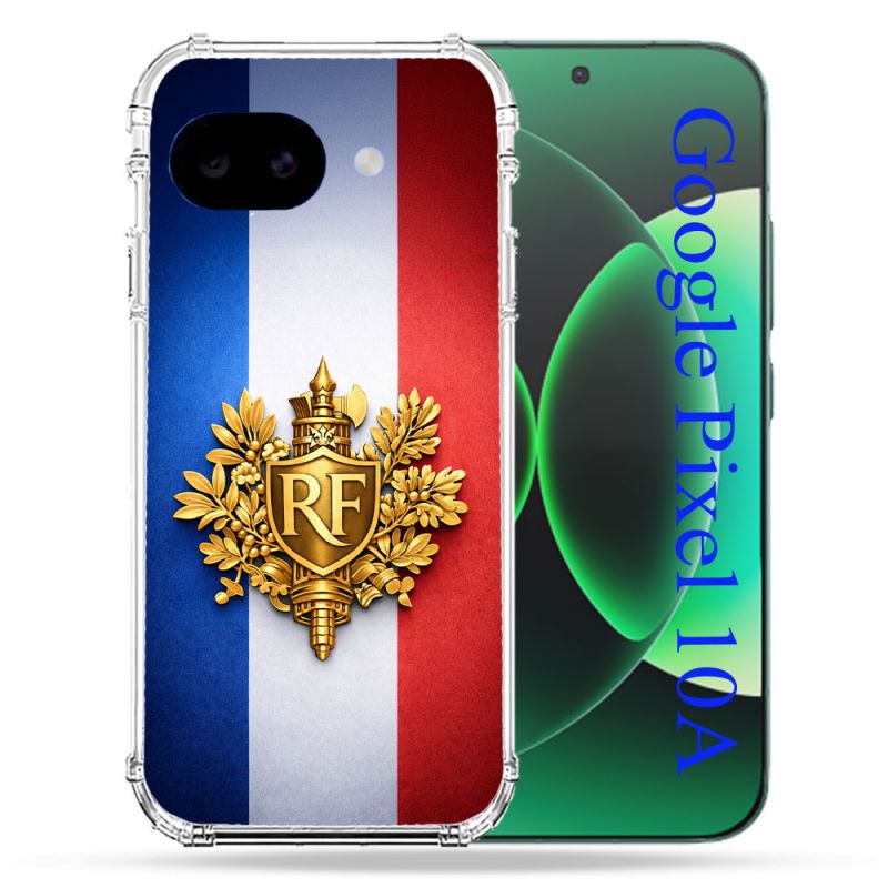 Coque Renforcée Pour Google Pixel 10A Voyage Drapeau France