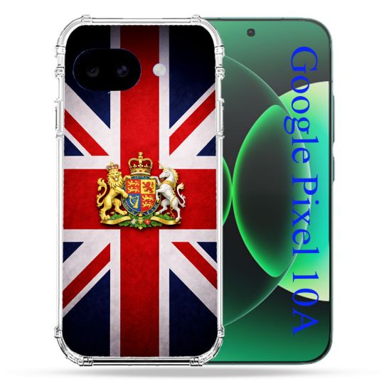 Coque Renforcée Pour Google Pixel 10A Voyage Drapeau Grande Bretagne UK