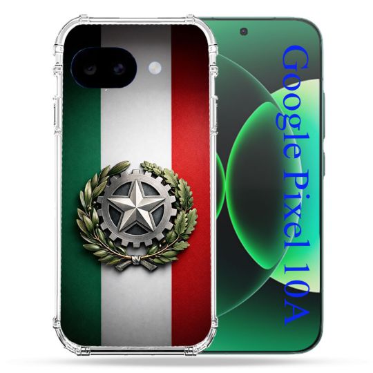 Coque Renforcée Pour Google Pixel 10A Voyage Drapeau Italie