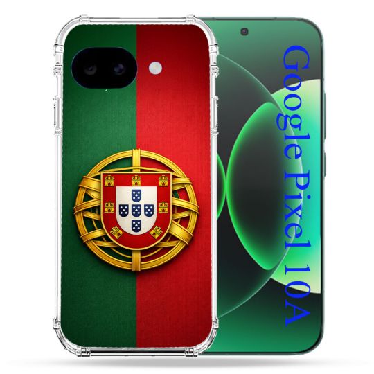 Coque Renforcée Pour Google Pixel 10A Voyage Drapeau Portugal