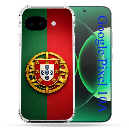 Coque Renforcée Pour Google Pixel 10A Voyage Drapeau Portugal