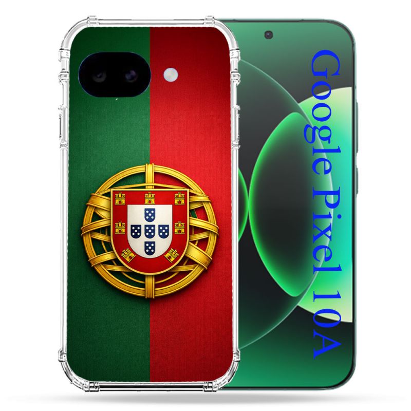 Coque Renforcée Pour Google Pixel 10A Voyage Drapeau Portugal