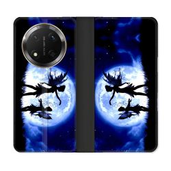 Housse cuir portefeuille Pour Honor Magic 7 Lite 5G Fantastique Fee Lune