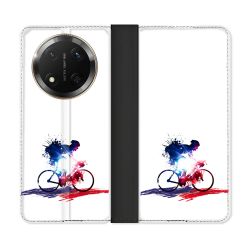 Housse cuir portefeuille Pour Honor Magic 7 Lite 5G Sport Cyclisme France