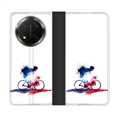 Housse cuir portefeuille Pour Honor Magic 7 Lite 5G Sport Cyclisme France