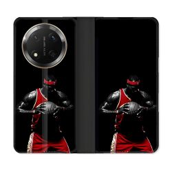 Housse cuir portefeuille Pour Honor Magic 7 Lite 5G Sport Basketeur