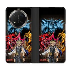 Housse cuir portefeuille Pour Honor Magic 7 Lite 5G Manga Yu Gi Oh