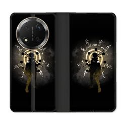 Housse cuir portefeuille Pour Honor Magic 7 Lite 5G Manga Naruto Sage