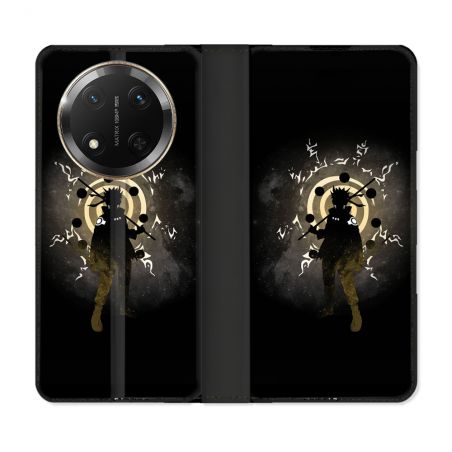 Housse cuir portefeuille Pour Honor Magic 7 Lite 5G Manga Naruto Sage