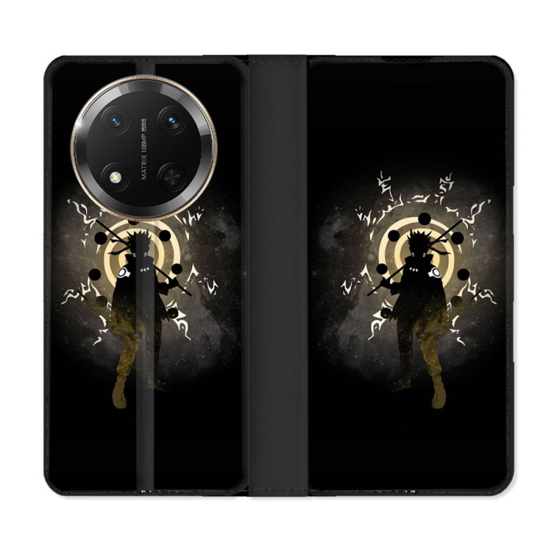 Housse cuir portefeuille Pour Honor Magic 7 Lite 5G Manga Naruto Sage