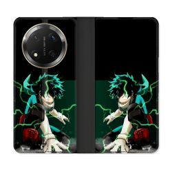 Housse cuir portefeuille Pour Honor Magic 7 Lite 5G Manga My Hero Academia Deku