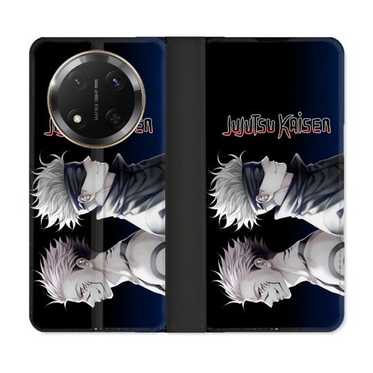 Housse cuir portefeuille Pour Honor Magic 7 Lite 5G Manga Jujutsu Kaisen