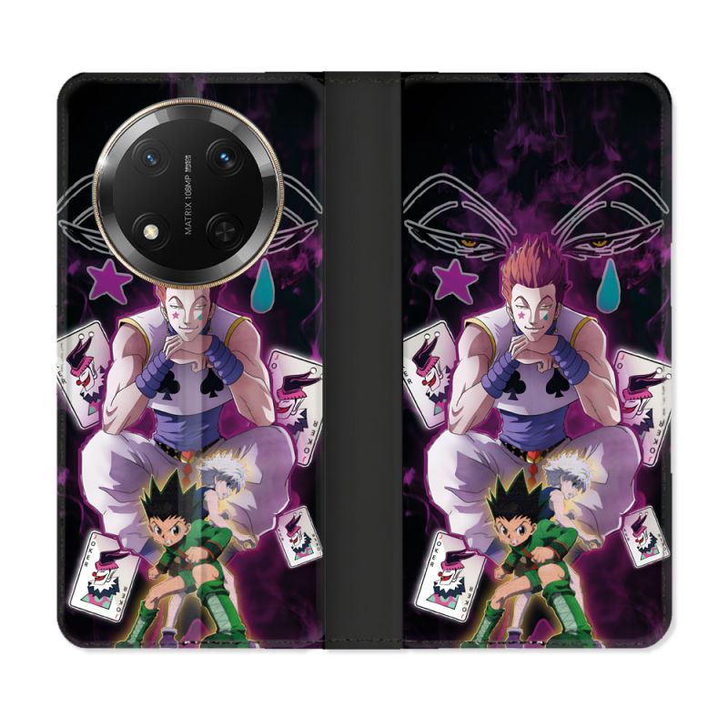 Housse cuir portefeuille Pour Honor Magic 7 Lite 5G Manga Hunter X Hunter Hisoka