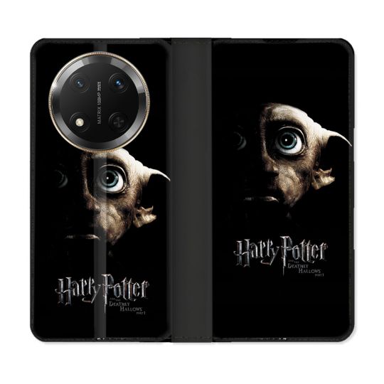 Housse cuir portefeuille Pour Honor Magic 7 Lite 5G Harry Potter Hollows Dobby